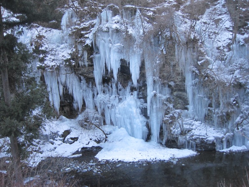 秩父市：三十槌の氷柱