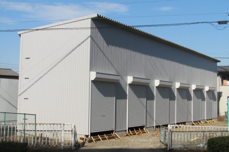 埼玉県：軽量鉄骨ﾌﾟﾚﾊﾌﾞ倉庫