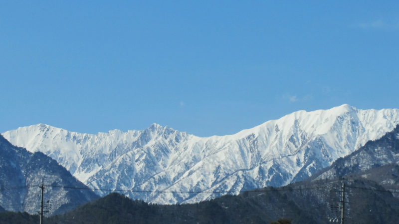 長野県：白馬連峰