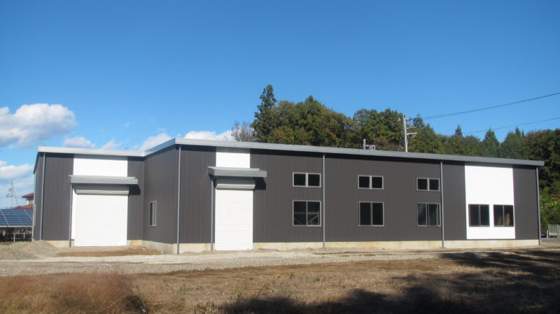 茨城県：軽量鉄骨ﾌﾟﾚﾊﾌﾞ工場　20ｍｘ30ｍ