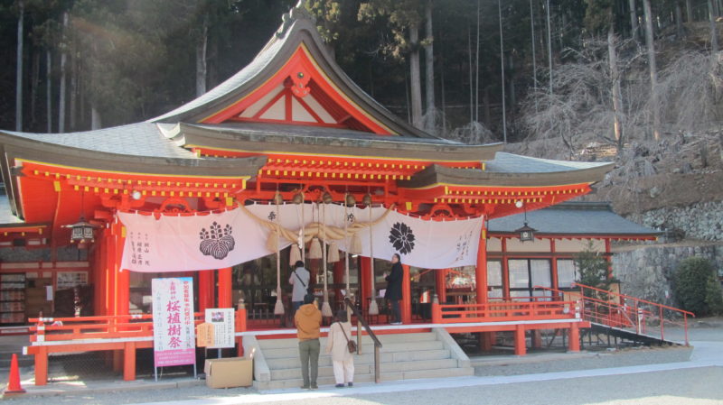 山梨県甲府市：金櫻神社　昇降龍