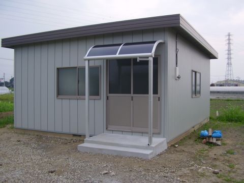 天井パネル付倉庫新築工事（埼玉県）の施工事例