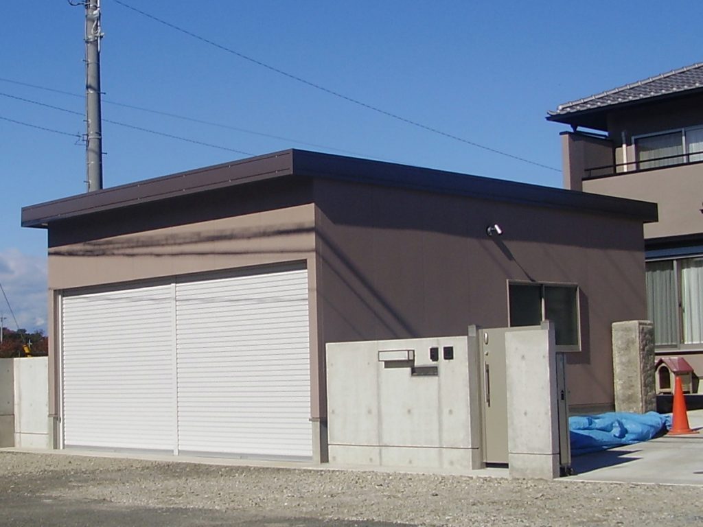 車庫新築工事（埼玉県）の施工事例