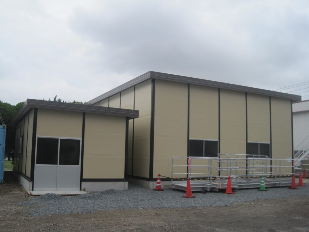 プレハブ倉庫（千葉県）の施工事例