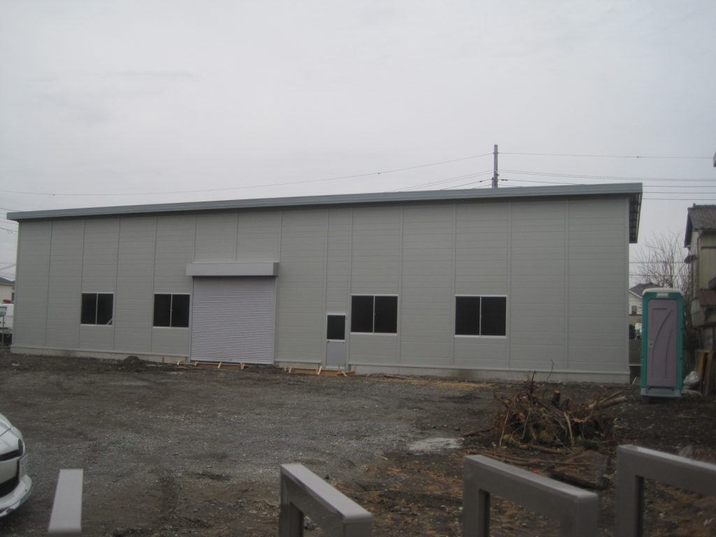 プレハブ倉庫（埼玉県）の施工事例