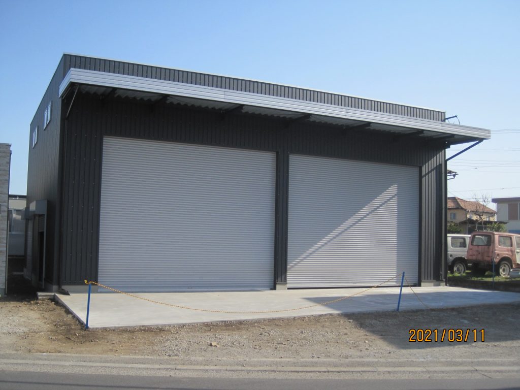 自動車修理工場（埼玉県）の施工事例
