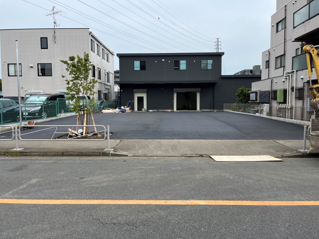 事務所・倉庫新築工事（東京都）の施工事例