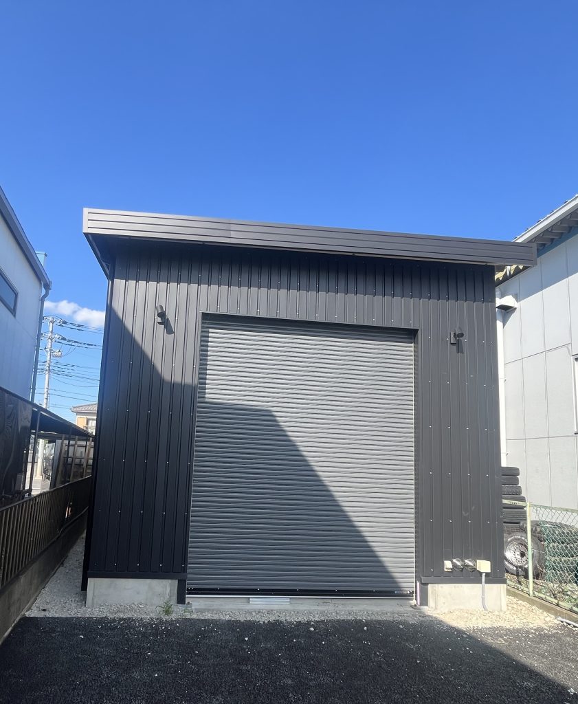 プレハブ倉庫・作業場新築工事（埼玉県）の施工事例